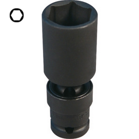 1/2" (12,70 mm) 6-Punkt-Gimbal Long Impact Socket - 4A55
