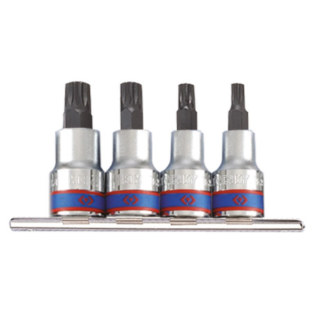 Set di bussole XZN 1/2" - 4 pezzi - 4126pr