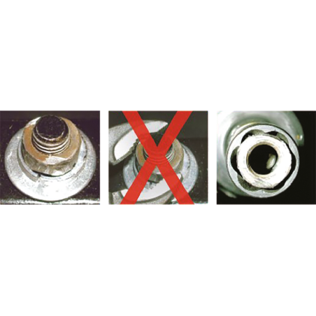 Vaso de 1/2" para tuercas dañadas métrica - 9TD403_M