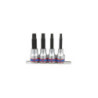 Set di bussole XZN lungo 1/2" su rotaia - 4 pezzi - 4136pr