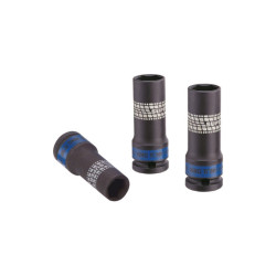 Set di bussole da impatto da 1/2" per cerchio in lega - 3 pezzi - 4403mp