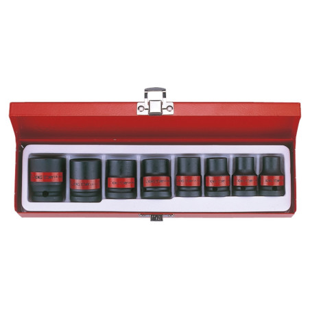 Juego de vasos de impacto de 1/2" - 8 piezas - 4408SP