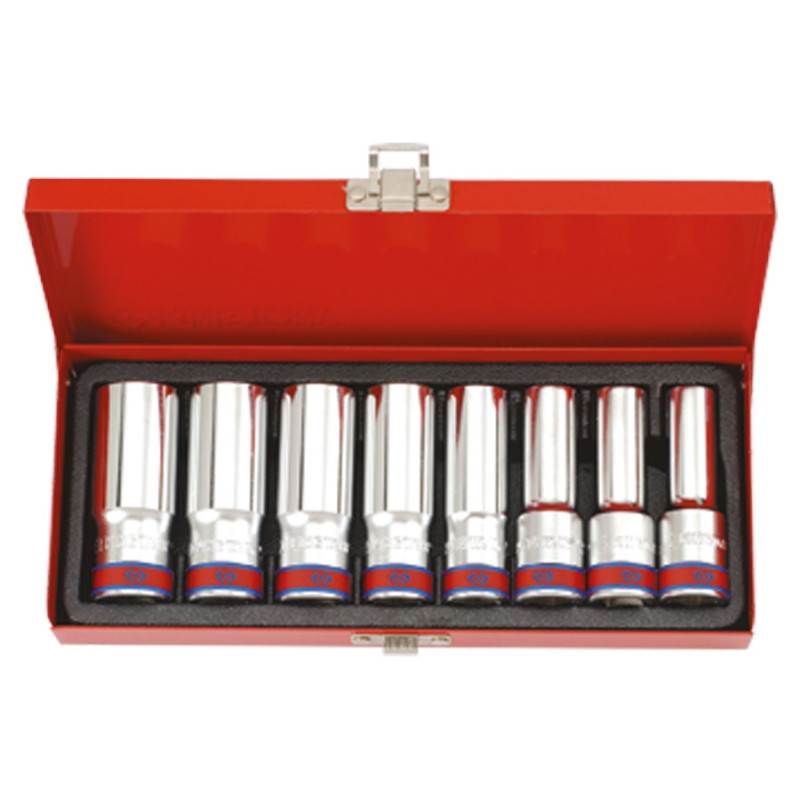 12-Zoll 1/2" langer Steckschlüsselsatz – 8 Teile – 4208SR