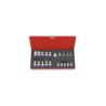 Coffret de douilles tournevis 3/8" et 1/2" Torx avec accessoires - 20 pièces - 7120pr