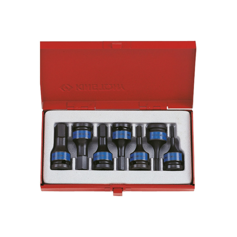 Juego de vaso de impacto de 6 puntos de 1/2" - 7 piezas - 4407mp01