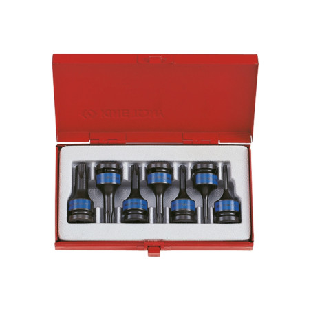 Juego de vasos para destornilladores de impacto Torx de 1/2" - 7 piezas - 4417MP