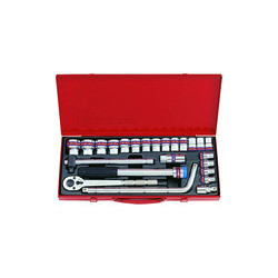 1/2" 6-punts dop- en accessoireset - 24 Stukken - 4533sr