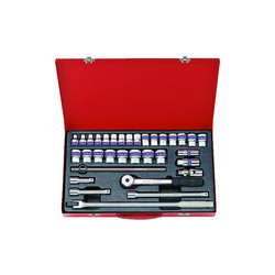 Set di bussole metriche e accessori 1/2" - 6 virgola 33 pezzi - 4534MR03