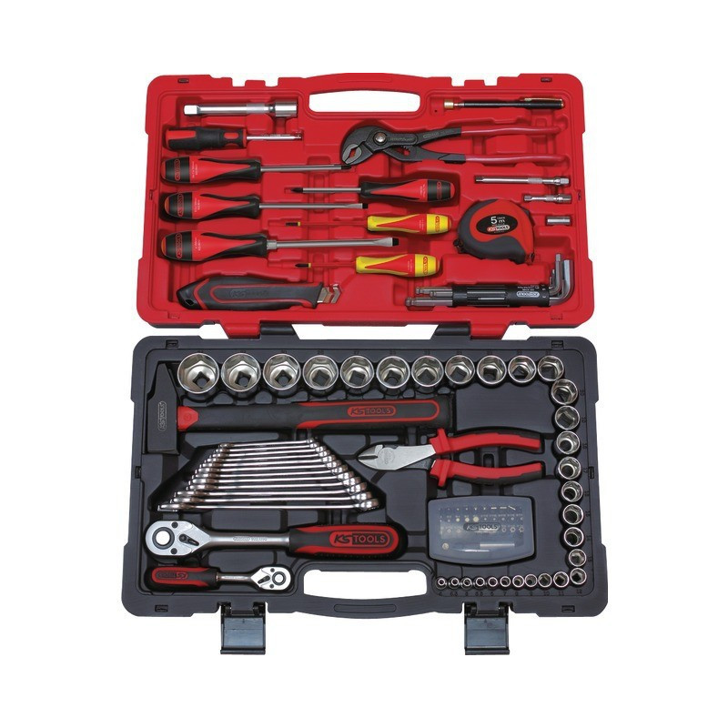 DOUILLES ET ACCESSOIRES 1/4 - 1/2 ULTIMATE COFFRET 100PIECES