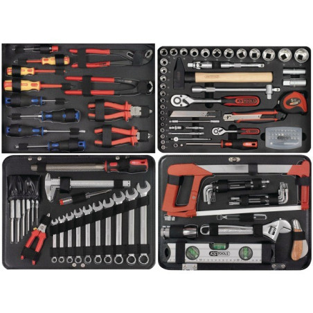 1/4" 1/2" 131 STUKJES KSTOOLS PROBLEEMOPLOSSINGSCASE