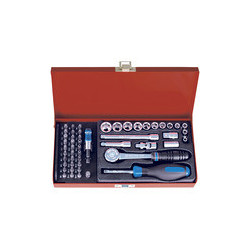 Coffret de douilles métriques et accessoires 1/4" - 51 pièces - 2551mr