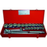 3/4" metrische dopset met accessoires - 23 stukken - 6323MR01