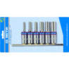 3/8" Torx-dopset op rail - 6 delen - 3116 pr