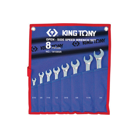 Kit de llave combinada Speedopen Inch - 8 piezas - 14108SR