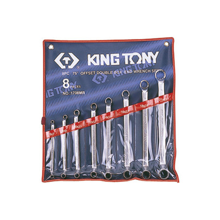 Metrisches gegenwinkeltes Schachtelschlüssel-Set – 8 Teile – 1708MR