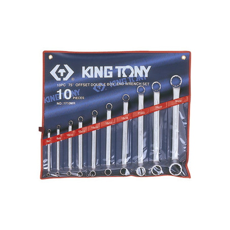 Kit de llave caja métrica contraangular - 10 piezas - 1710MR