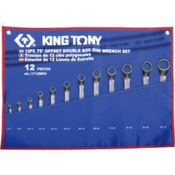 Kit per chiave a scatola metrica contro-angolata - 12 pezzi - 1712MRN