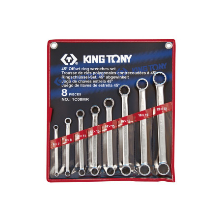 Kit de llave recta métrica - 8 piezas - 1C08MR