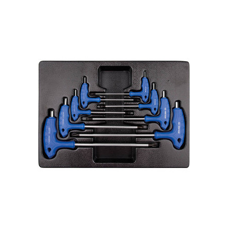 Thermoformé de clés mâles 6 Pans à poignée en l - 8 pièces - 922108MR