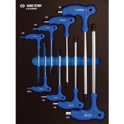 Vassoio maschio Evawave a 6 punti a manico a L - 8 pezzi - 922108MRE