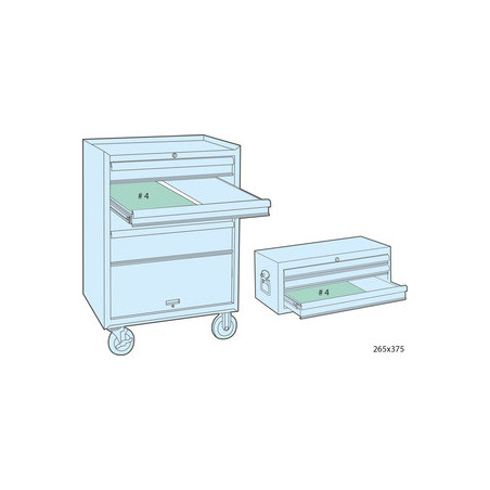 Thermogevormde 1/2" metrische doppen & accessoires - 33 stukken.