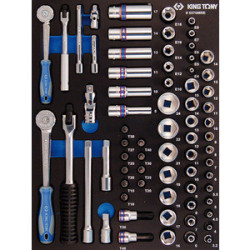 Vassoio Evawave con prese e accessori metrici da 1/4" e 3/8"