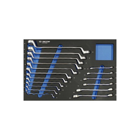 Caja métrica Evawave y bandeja para llaves de tubo - 17 piezas - 991017MRE