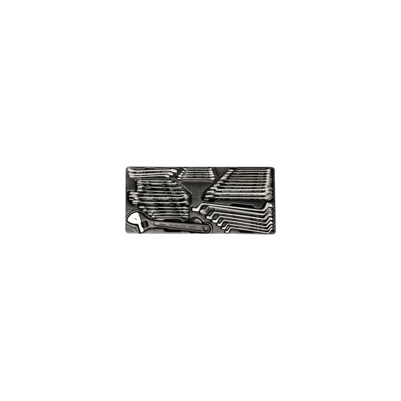 Thermoformé de clés métriques et pouces - 38 pièces - 990138CR