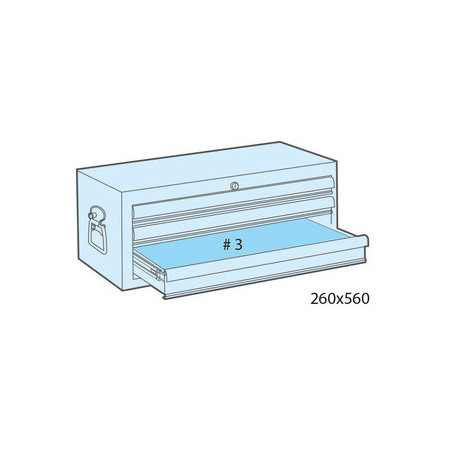 Thermoformé de clés métriques et pouces - 38 pièces - 990138CR