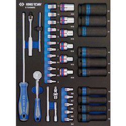 Evawave 1/4" & 1/2" metrische Buchse und Zubehörschachtel - 97540MRE