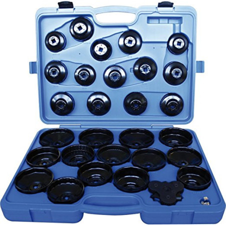 Set oliefilterdop sleutel - 30 Stuks - 9ae6030