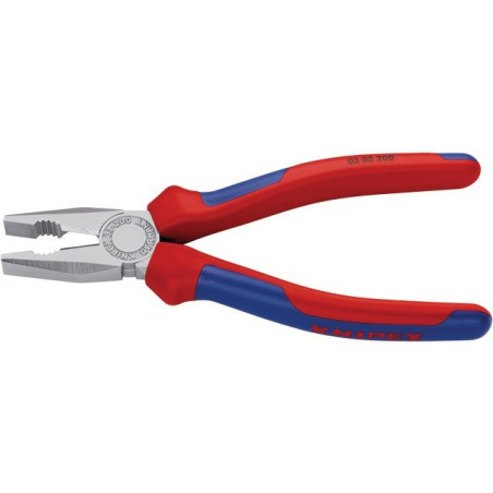 Pinze universali cromate lunghe 200 mm con rivestimento bimateriale