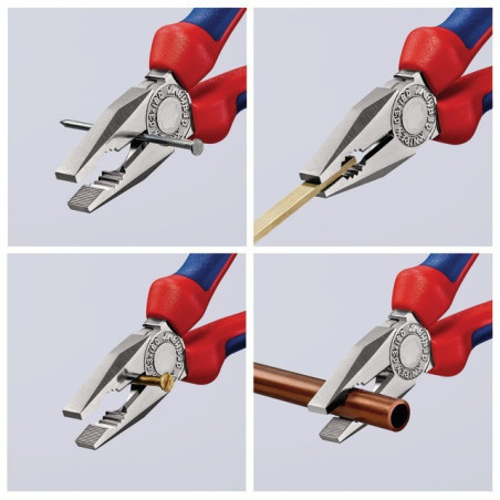 Universelle verchromte Zange mit 180 mm Länge aus Doppelmaterial verkleidet