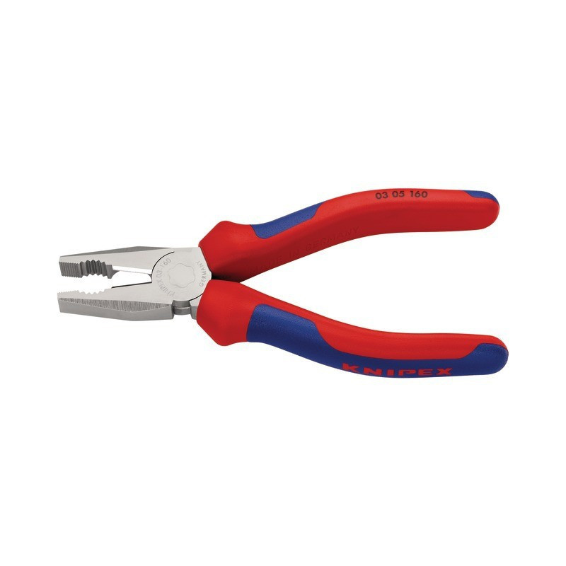 Pinze universali cromate lunghe 160 mm con guaina bimateriale