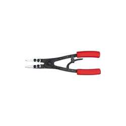 Pince pour circlips extérieur à embout droit interchangeable rouge - 68rs11