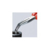 Schuine halfronde kniptang met een lengte van 200 mm