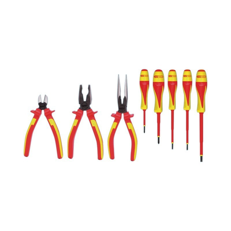 Set di pinze e cacciavite isolati da 1000v