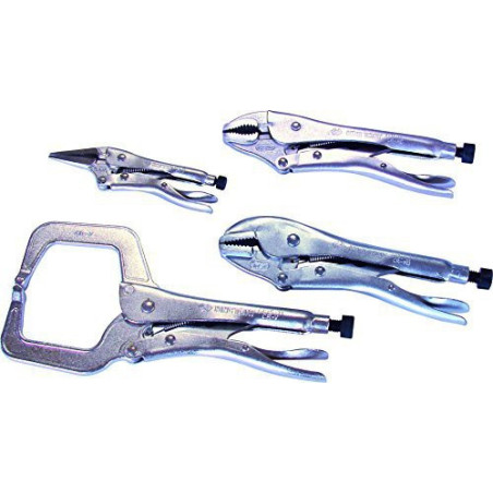 Schraubstockzangenset – 4 Teile – 40114gp