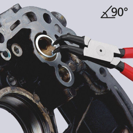 PINCE A CIRCLIPS INTERIEUR 19-60 MM COUDEE 90° KNIPEX