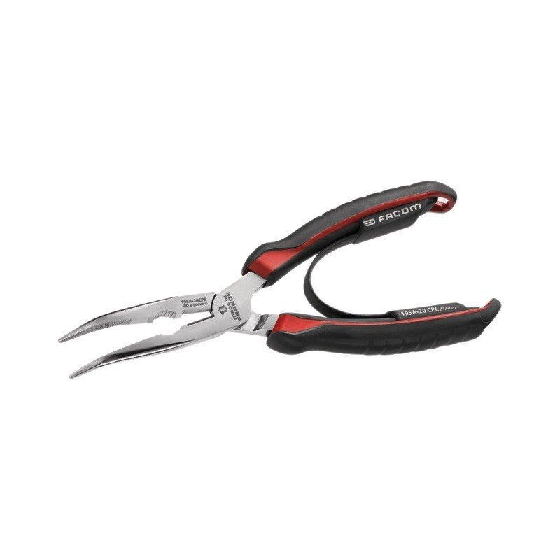 LG 200 MM SHORT ELBOW HALF ROUND NOSE TANG FACOM