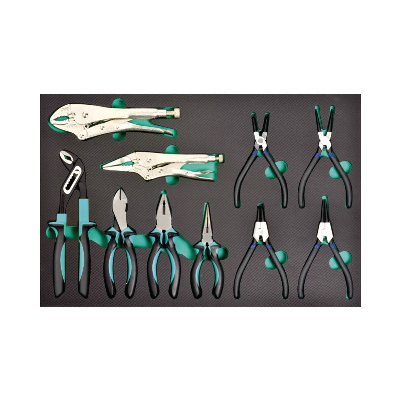 MODULO DI MORSETTA A 10 PEZZI PER IL CARRELLO OFFICINA A 7 CASSETTI