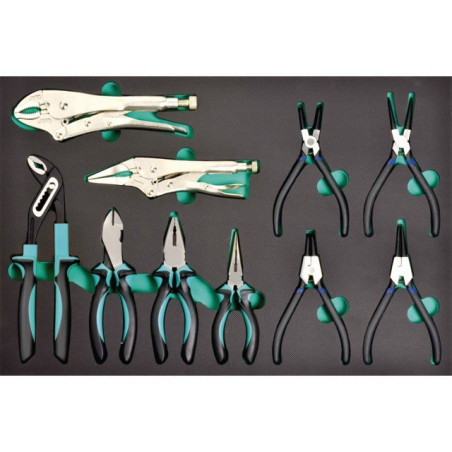 MODULE DE PINCES DE 10 PIECES POUR SERVANTE ATELIER 7 TIROIRS