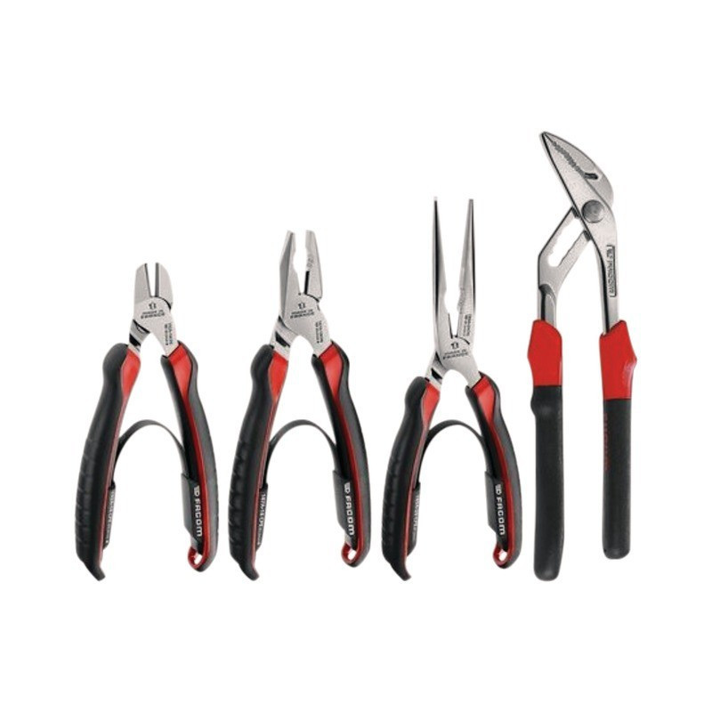 UNIVERSELE MULTI-SOCKET SNIJTANG HALVE RONDE SET VAN 4