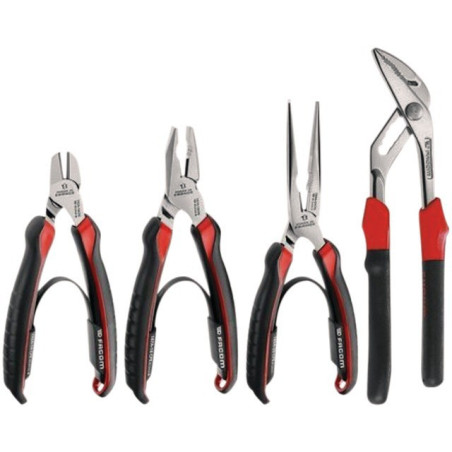 UNIVERSELE MULTI-SOCKET SNIJTANG HALVE RONDE SET VAN 4