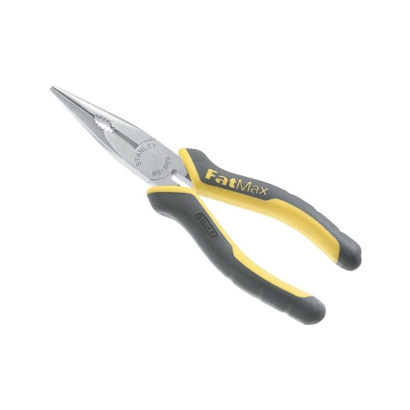 Pinza Fatmax Stanley 1/2 con muso lungo rotondo - Lunghezza 160 mm