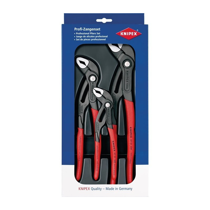 Juego de alicates - Cobra - Knipex - 3 alicates