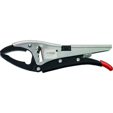 Alicates de cremallera y piñón - KStools - L.10" - Pico largo 0-85 mm