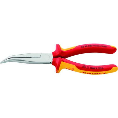 Halfronde tang met snijkant - Knipex - 200 mm