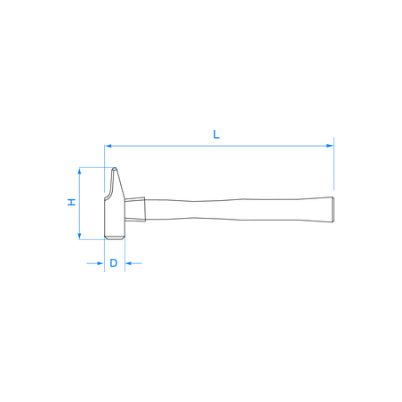 Dreimaterial-Griff-Schleifhammer – 7862