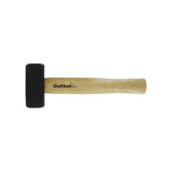 Martello quadrato Outibat - Manico in legno - 1,25 kg